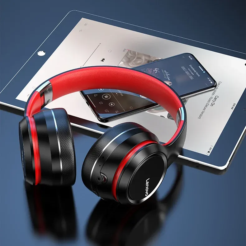 Lenovo HD200 Bluetooth Earphones Over-ear Foldable Computer Wireless Headphones